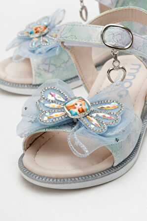 mnpc Kız Çocuk Mavi Abiye Ayakkabı 