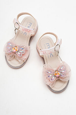 mnpc Kız Çocuk Pembe Abiye Ayakkabı 