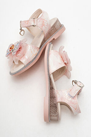 mnpc Kız Çocuk Pembe Abiye Ayakkabı 