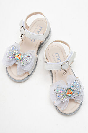 mnpc Kız Çocuk Gümüş Abiye Ayakkabı 