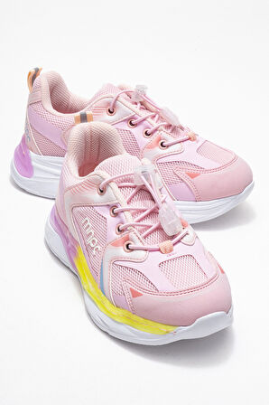 mnpc Kız Çocuk Pudra Günlük Spor Ayakkabı