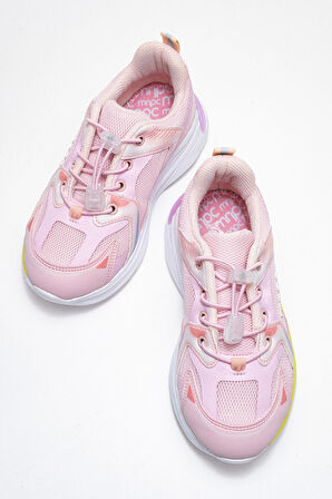 mnpc Kız Çocuk Pudra Günlük Spor Ayakkabı