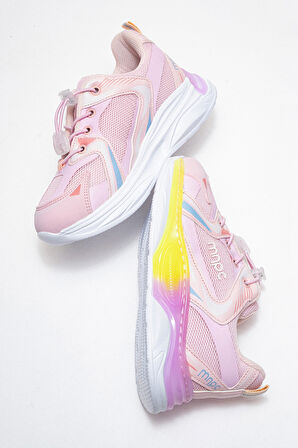 mnpc Kız Çocuk Pudra Günlük Spor Ayakkabı