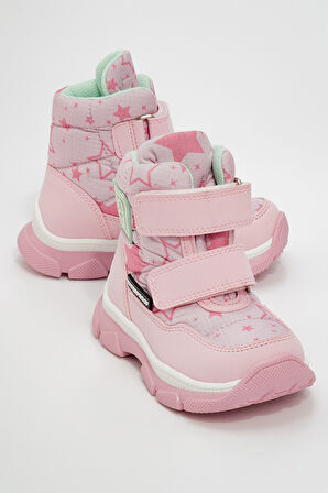 mnpc Kız Çocuk Pembe Su Geçirmez Anatomik Günlük Bot