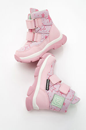 mnpc Kız Çocuk Pembe Su Geçirmez Anatomik Günlük Bot