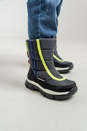 mnpc Erkek Çocuk Antrasit Su Geçirmez Anatomik Günlük Bot