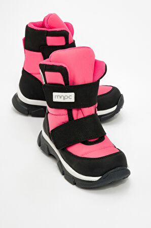 mnpc Kız Çocuk Siyah-Fuşya Su Geçirmez Anatomik Günlük Bot