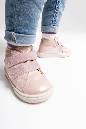 mnpc Kız Çocuk Pudra Hakiki Deri Suya Dayanıklı Anatomik Günlük Bot