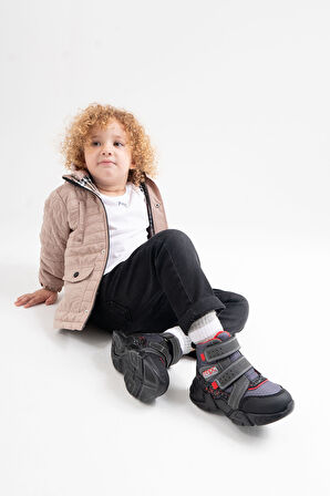 mnpc Erkek Çocuk Gri Suya Dayanıklı Anatomik Günlük Bot