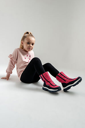 mnpc Kız Çocuk Laci-Fuşya Su Geçirmez Anatomik Günlük Bot