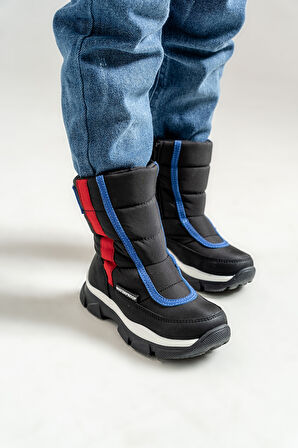 mnpc Erkek Çocuk Siyah Su Geçirmez Anatomik Günlük Bot