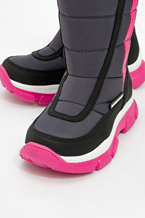 mnpc Kız Çocuk Gri Su Geçirmez Anatomik Günlük Bot