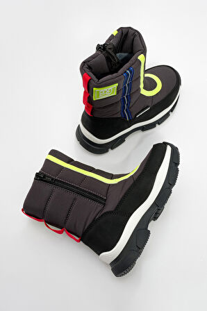 mnpc Erkek Çocuk Antrasit Su Geçirmez Anatomik Günlük Bot