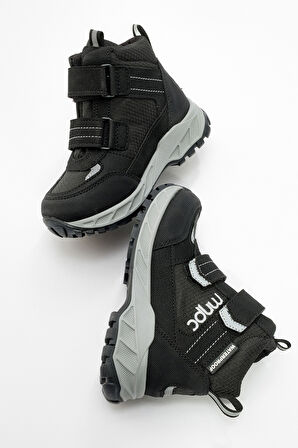 mnpc Erkek Çocuk Siyah Su Geçirmez Anatomik Günlük Bot