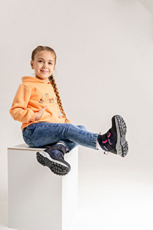 mnpc Kız Çocuk Laci-Fuşya Su Geçirmez Anatomik Günlük Bot