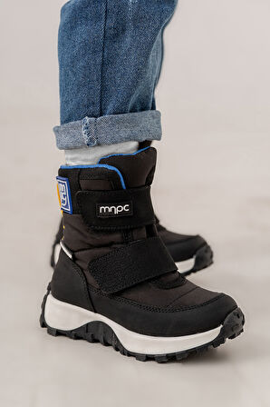 mnpc Erkek Çocuk Siyah Su Geçirmez Anatomik Günlük Bot