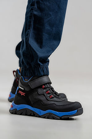 mnpc Erkek Çocuk Siyah Su Geçirmez Anatomik Günlük Bot