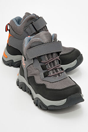 mnpc Erkek Çocuk Gri Su Geçirmez Anatomik Günlük Bot