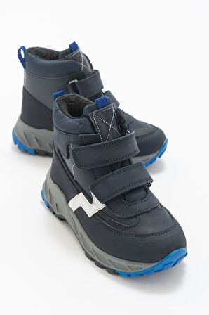 mnpc Erkek Çocuk Lacivert Hakiki Deri Anatomik Günlük Bot