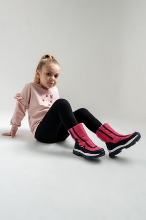 mnpc Kız Çocuk Laci-Fuşya Su Geçirmez Anatomik Günlük Bot