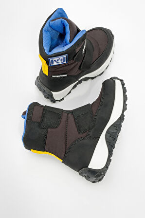 mnpc Erkek Çocuk Siyah Su Geçirmez Anatomik Günlük Bot