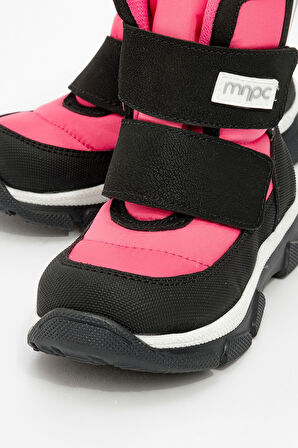 mnpc Kız Çocuk Siyah-Fuşya Su Geçirmez Anatomik Günlük Bot