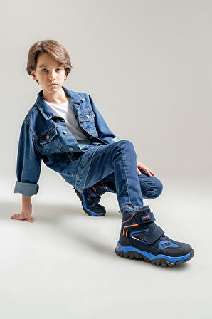 mnpc Erkek Çocuk Lacivert Su Geçirmez Anatomik Günlük Bot