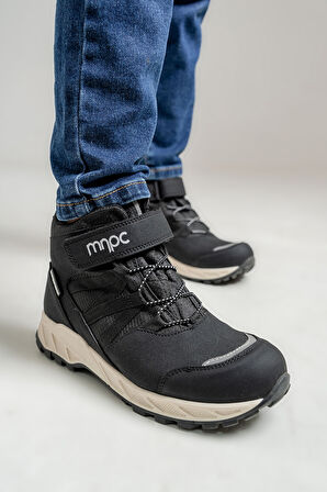 mnpc Erkek Çocuk Siyah Su Geçirmez Anatomik Günlük Bot