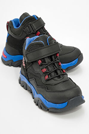 mnpc Erkek Çocuk Siyah Su Geçirmez Anatomik Günlük Bot