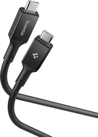 USB-C to USB-C 2 Metre Kablo 100W Güç/PPS 2.0 Super Hızlı Şarj / 5 Gbps (E-Marker Çip) Data Hızı/USB 3.2 Type-C Ekstra Dayanıklı MFI Lisanslı Siyah - ACA09460