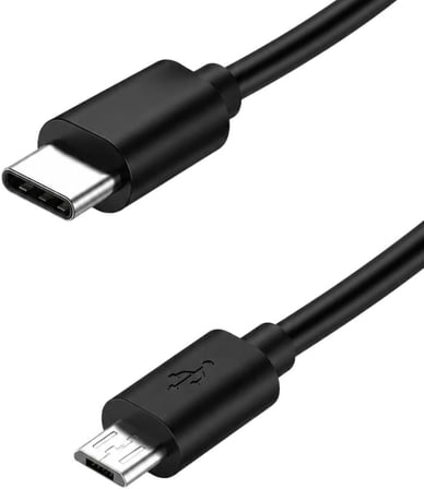 6003 Type C To Mikro Micro USB Şarj ve Data Ara Kablosu 1 Metre