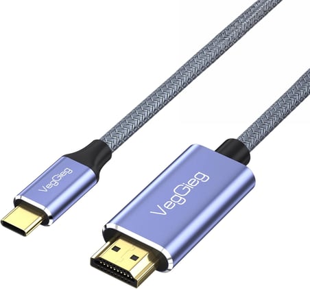 4K/60Hz Type-C 3.1 to HDMI 2.0 Dönüştürücü Kablo 2 Metre