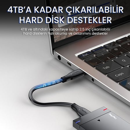 USB 3.0 Micro B Şarj ve Data HDD Kablosu 50 CM