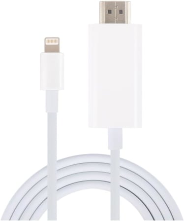 lightning uyumlu to hdmi ios uyumlu to hdmi iphone uyumlu HD HDMİ KABLO 4K ULTRA HD HDMI KABLO TAK ÇALIŞTIR 2 METRE (HB-17)