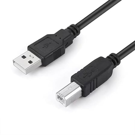 PrimeX PX-Y15 1.5 Metre Siyah USB Yazıcı Kablosu, USB-A to USB-B Printer Kablo, Yazıcı Tarayıcı Fotokopi Cihazı Bağlantı Kablosu, PC Laptop USB-B Girişli Yazıcılar ile Uyumlu