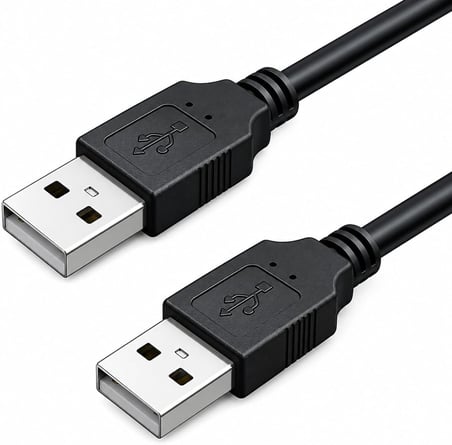 PrimeX PX-USB05 0.5 Metre USB to USB Erkek Kablo, 50 cm USB-A Erkek Erkek Bağlantı Kablosu, Notebook Soğutucu USB Kablosu, USB Fan ve Uyumlu Cihazlar İçin Kısa USB Güç Bağlantı Kablosu