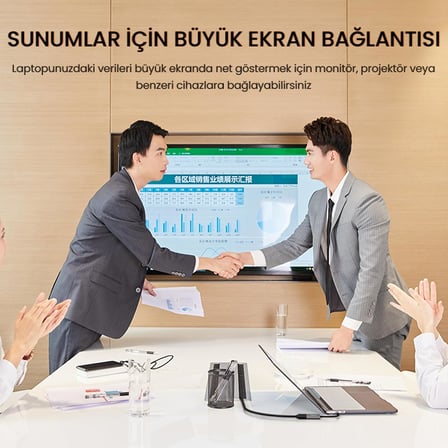 4K 30Hz Type-C to HDMI Çevirici Dönüştürücü Adaptör