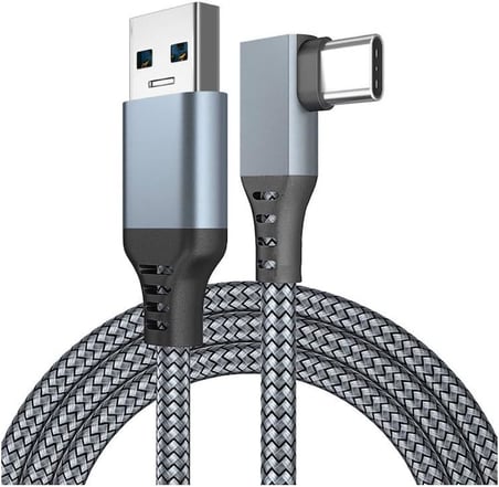 Vr5 Usb3.2 Oculus Quest 3/2/1 Pico 4 Aksesuarları ve PC/Steam VR, 5Gbps Yüksek Hızlı PC Veri Aktarımı, VR Kulaklık, Oyun Bilgisayarı, Sanal gerçeklik gözlüğü uyumlu 5 metre