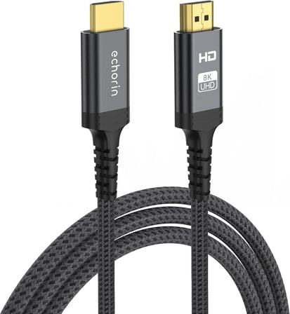 (3 metre) HDMI 2.1 Kablo 8K 60Hz 4K 120Hz 48Gbit/s Yüksek Hızlı, HDMI Kablo TV/PS5/PS4/ Xbox Series X/Monitör ile uyumlu