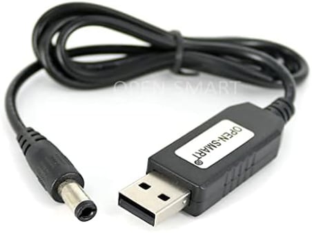 USB-Barrel Jack Voltaj Yükseltici (Giriş 5V, Çıkış 12V)