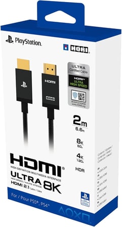 Ultra High Speed HDMI Cable for PlayStation® 5 - Officially Licensed by Sony