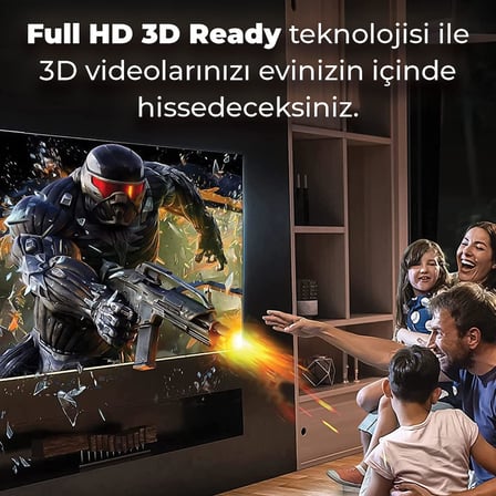 PHD02 8K@60Hz Ultra Yüksek Hızlı HDMI & Ethernet Kablosu, 48Gbps Veri Aktarım Hızı, HDMI 2.1, HDR, eARC, 3D Ready Teknolojisi, Bilgisayar Monitörü, UHD TV, PS5, PS4 Uyumlu 2 Metre Kablo