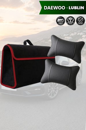 daewoo lublin İçin koltuk yastığı Bagaj çantası Siyah renk Lüks model