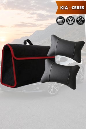 kia ceres İçin Bagaj çantası Siyah renk koltuk yastığı Lüks model