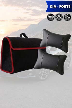 kia forte İçin koltuk yastığı Bagaj çantası Siyah renk Lüks model