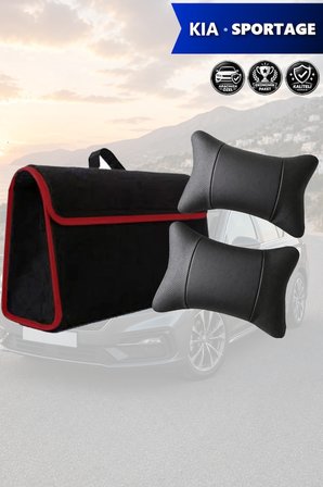 kia sportage İçin koltuk yastığı Bagaj çantası Siyah renk Lüks model