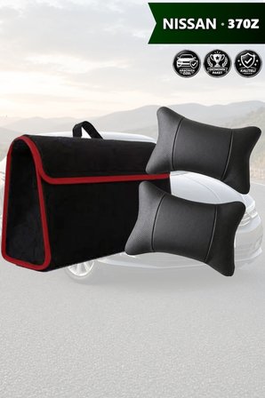 nissan 370z İçin Siyah renk koltuk yastığı Bagaj çantası Lüks model