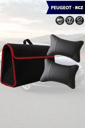 peugeot rcz İçin Bagaj çantası Siyah renk koltuk yastığı Lüks model