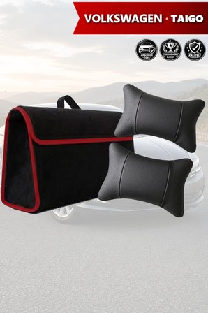 volkswagen taigo İçin koltuk yastığı Bagaj çantası Siyah renk Lüks model