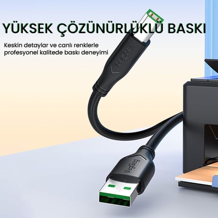 USB B Printer Tarayıcı Yazıcı Data Kablosu 3 Metre